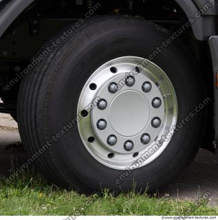 Photo Texture of Truck Wheel